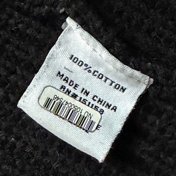 525 America Black & Cream Cropped Cardigan Sweater Size Small - Picture 14 of 16